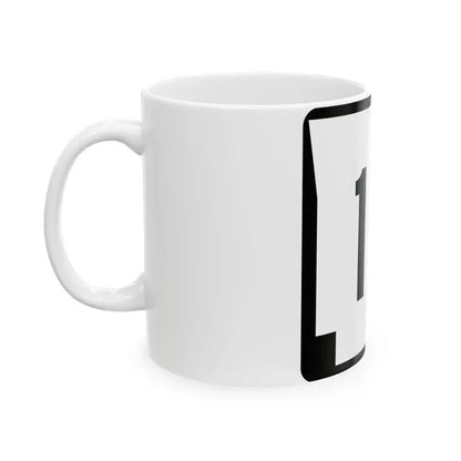 Arkansas 10 (Arkansas) (Road Sign) White Coffee Mug - Go Mug Yourself