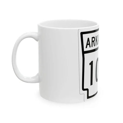 Arkansas 100 1948 (Arkansas) (Road Sign) White Coffee Mug - Go Mug Yourself