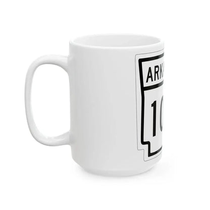 Arkansas 100 1948 (Arkansas) (Road Sign) White Coffee Mug - Go Mug Yourself