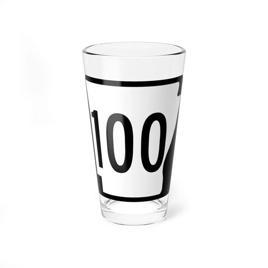 Arkansas 100 1970 (Arkansas) (Road Sign) Pint Glass 16oz 16oz - Go Mug Yourself