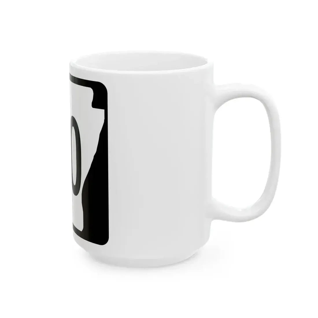 Arkansas 100 1970 (Arkansas) (Road Sign) White Coffee Mug - Go Mug Yourself