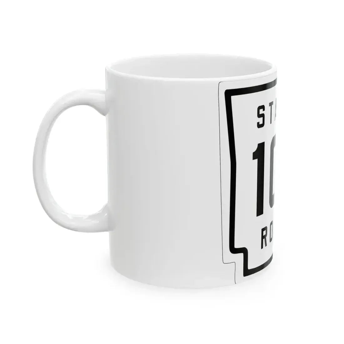 Arkansas 101 1926 (Arkansas) (Road Sign) White Coffee Mug - Go Mug Yourself