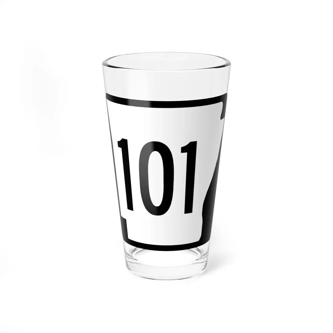 Arkansas 101 1970 (Arkansas) (Road Sign) Pint Glass 16oz 16oz - Go Mug Yourself
