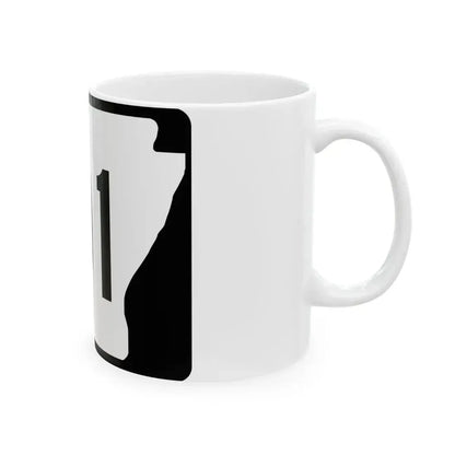 Arkansas 101 (Arkansas) (Road Sign) White Coffee Mug - Go Mug Yourself