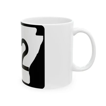 Arkansas 102 (Arkansas) (Road Sign) White Coffee Mug - Go Mug Yourself