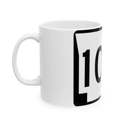 Arkansas 102B (Arkansas) (Road Sign) White Coffee Mug - Go Mug Yourself