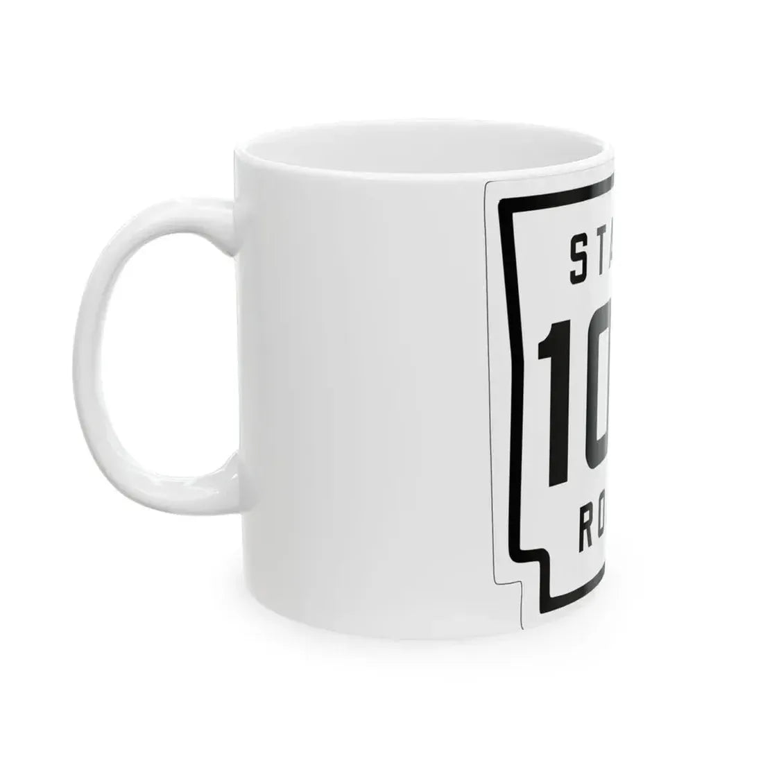 Arkansas 103 1926 (Arkansas) (Road Sign) White Coffee Mug - Go Mug Yourself