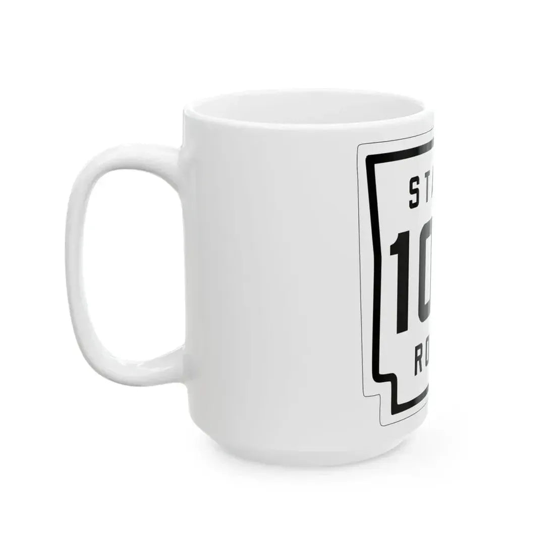 Arkansas 103 1926 (Arkansas) (Road Sign) White Coffee Mug - Go Mug Yourself