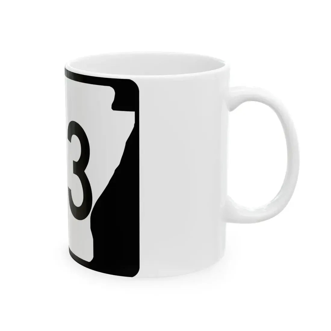 Arkansas 103 (Arkansas) (Road Sign) White Coffee Mug - Go Mug Yourself