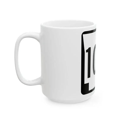 Arkansas 104 1970 (Arkansas) (Road Sign) White Coffee Mug - Go Mug Yourself