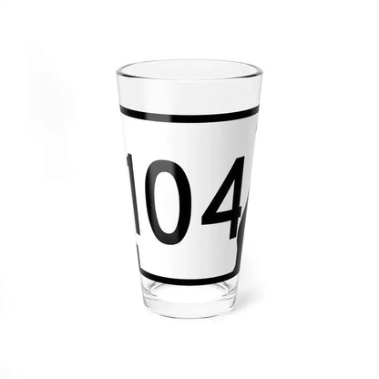 Arkansas 104 (Arkansas) (Road Sign) Pint Glass 16oz 16oz - Go Mug Yourself