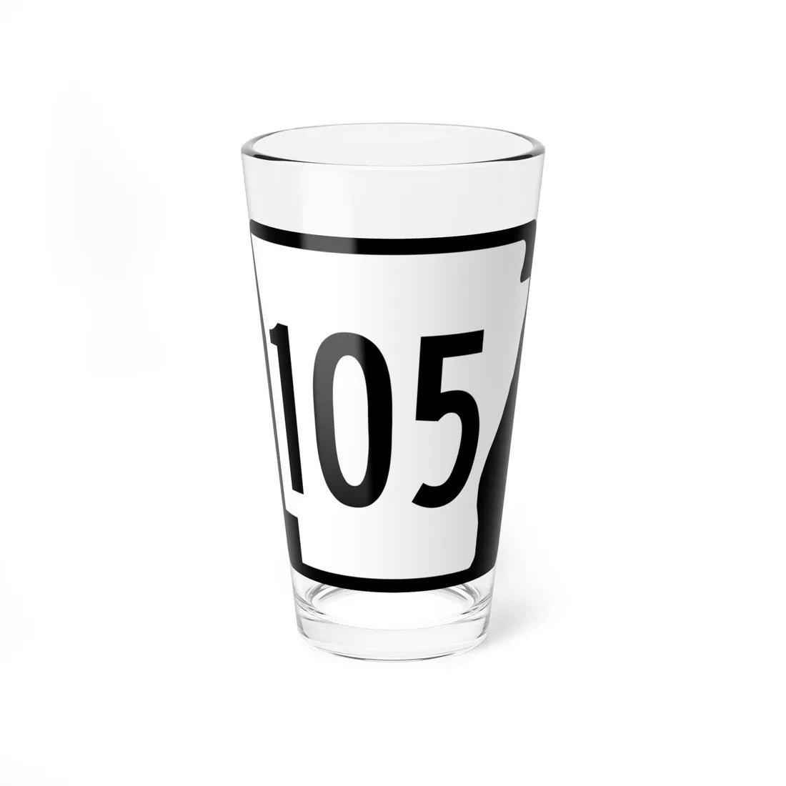 Arkansas 105 1970 (Arkansas) (Road Sign) Pint Glss 16oz 16oz - Go Mug Yourself