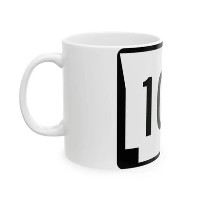 Arkansas 105 (Arkansas) (Road Sign) White Coffee Mug - Go Mug Yourself