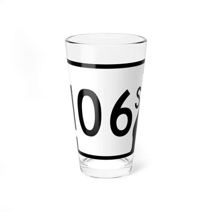 Arkansas 106S (Arkansas) (Road Sign) Pint Glass 16oz 16oz - Go Mug Yourself