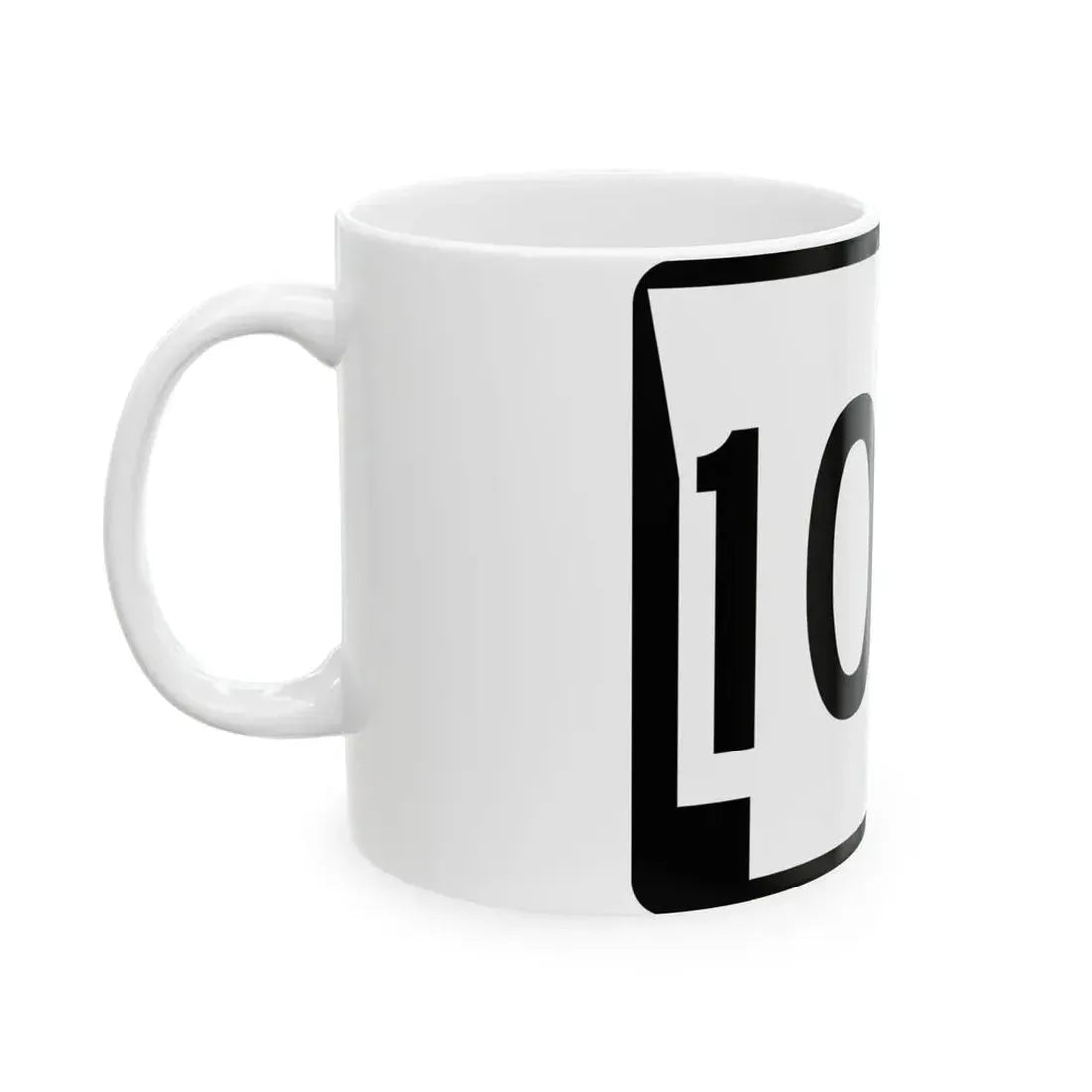 Arkansas 106S (Arkansas) (Road Sign) White Coffee Mug - Go Mug Yourself