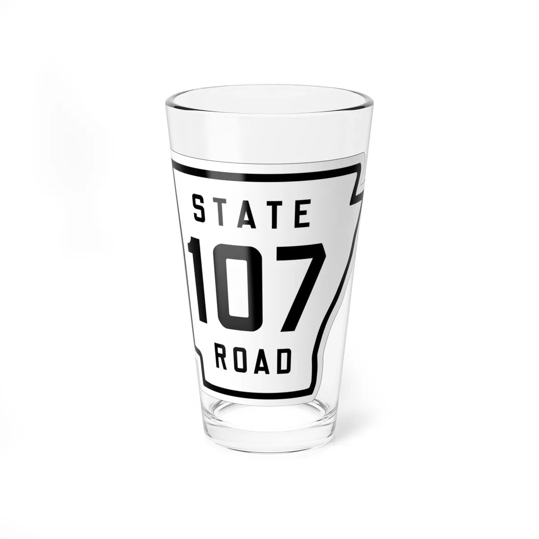 Arkansas 107 1926 (Arkansas) (Road Sign) Pint Glss 16oz 16oz - Go Mug Yourself