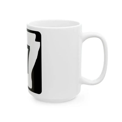 Arkansas 107 1970 (Arkansas) (Road Sign) White Coffee Mug - Go Mug Yourself