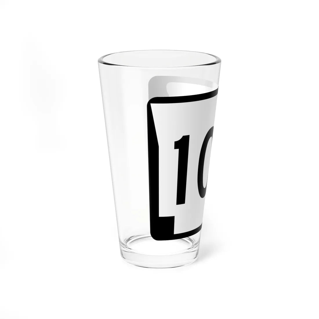 Arkansas 107 (Arkansas) (Road Sign) Pint Glss 16oz - Go Mug Yourself