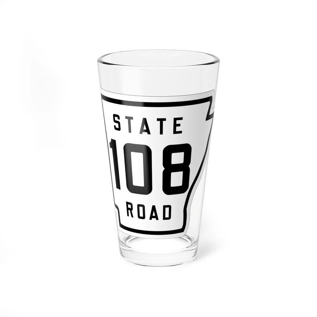 Arkansas 108 1926 (Arkansas) (Road Sign) Pint Glss 16oz 16oz - Go Mug Yourself
