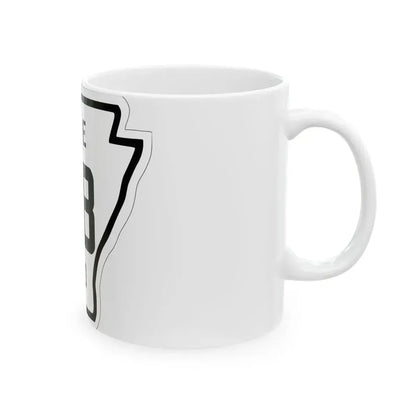 Arkansas 108 1926 (Arkansas) (Road Sign) White Coffee Mug - Go Mug Yourself