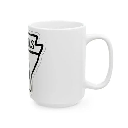 Arkansas 108 1948 (Arkansas) (Road Sign) White Coffee Mug - Go Mug Yourself