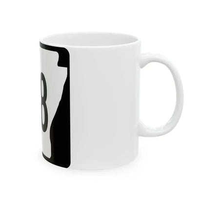 Arkansas 108 1970 (Arkansas) (Road Sign) White Coffee Mug - Go Mug Yourself