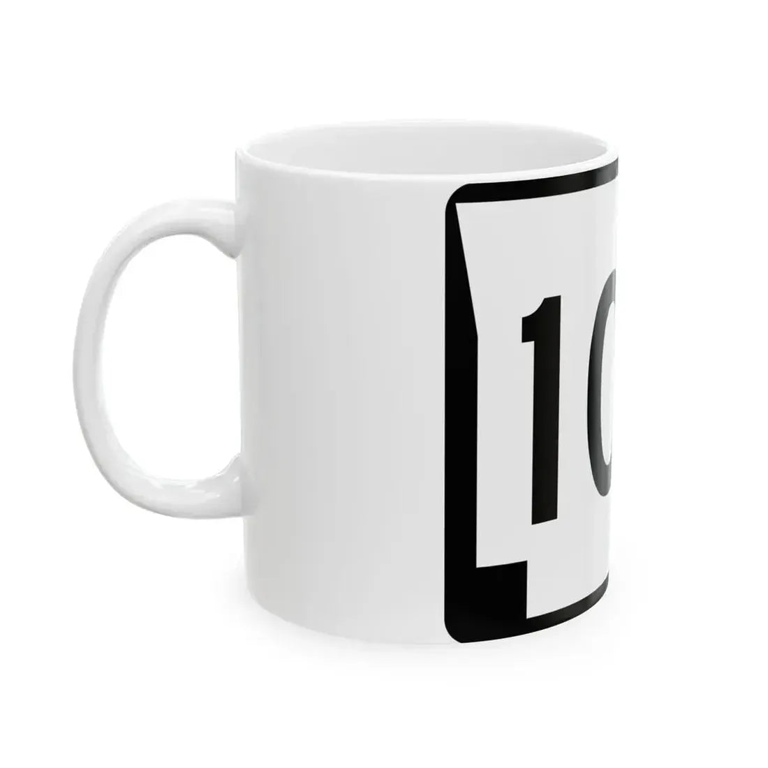 Arkansas 108 (Arkansas) (Road Sign) White Coffee Mug - Go Mug Yourself