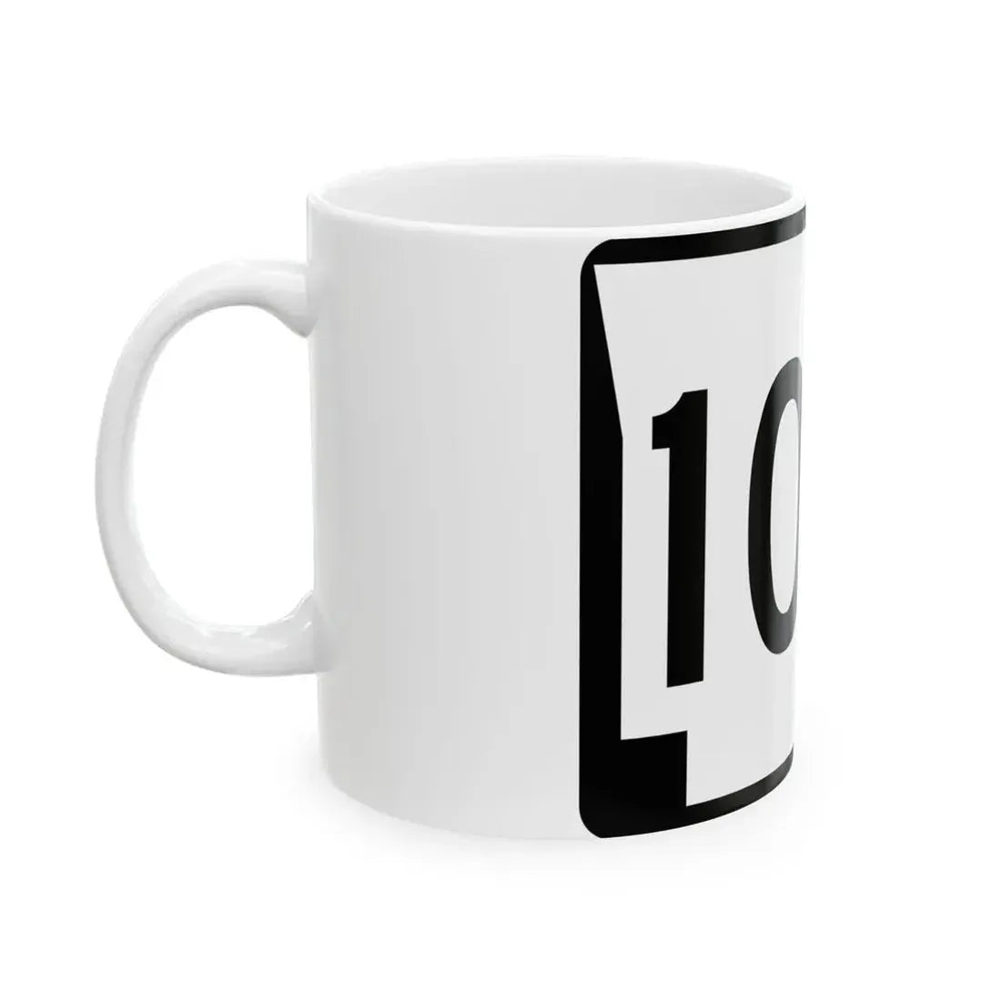 Arkansas 108S (Arkansas) (Road Sign) White Coffee Mug - Go Mug Yourself