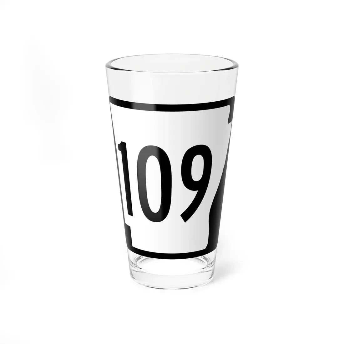Arkansas 109 1970 (Arkansas) (Road Sign) Pint Glass 16oz 16oz - Go Mug Yourself