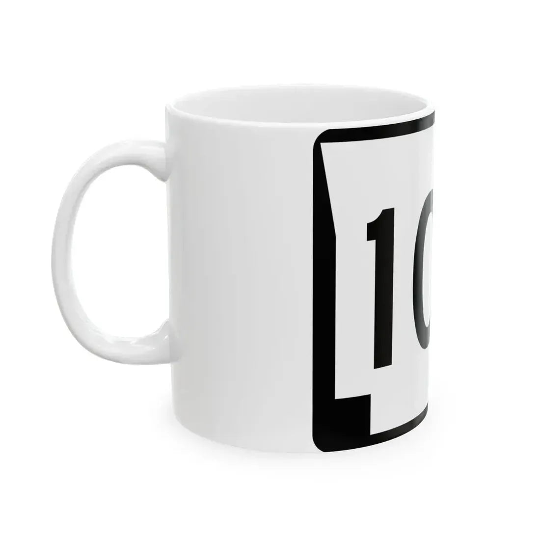 Arkansas 109 (Arkansas) (Road Sign) White Coffee Mug - Go Mug Yourself