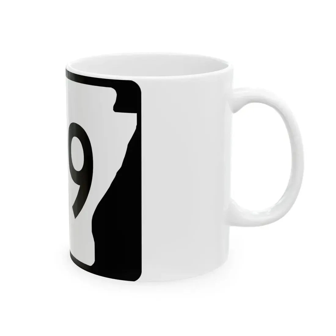 Arkansas 109 (Arkansas) (Road Sign) White Coffee Mug - Go Mug Yourself