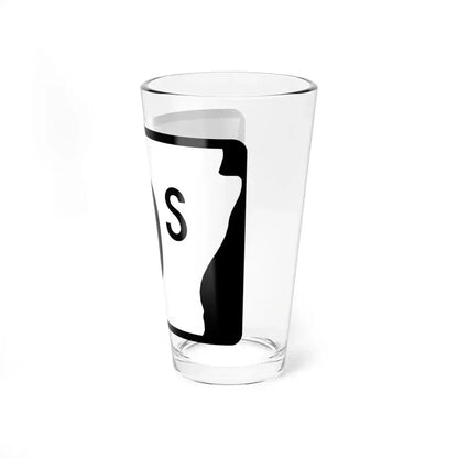 Arkansas 10S (Arkansas) (Road Sign) Pint Glass 16oz - Go Mug Yourself