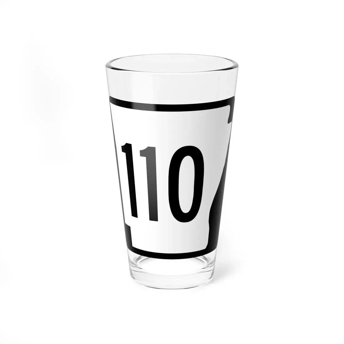 Arkansas 110 1970 (Arkansas) (Road Sign) Pint Glass 16oz 16oz - Go Mug Yourself