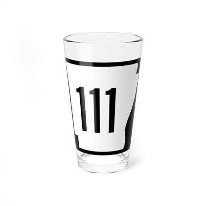 Arkansas 111 1970 (Arkansas) (Road Sign) Pint Glass 16oz 16oz - Go Mug Yourself
