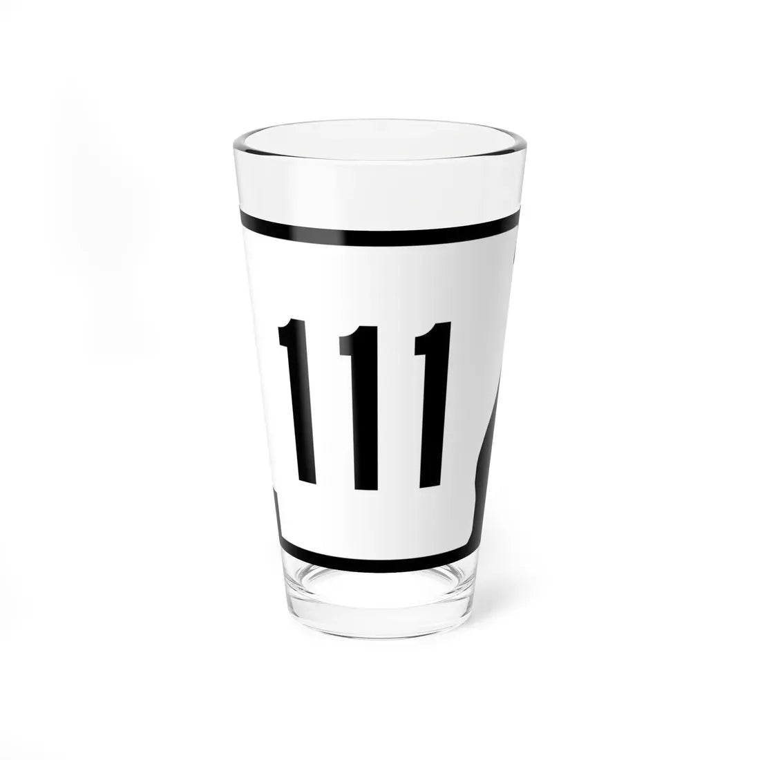 Arkansas 111 (Arkansas) (Road Sign) Pint Glass 16oz 16oz - Go Mug Yourself