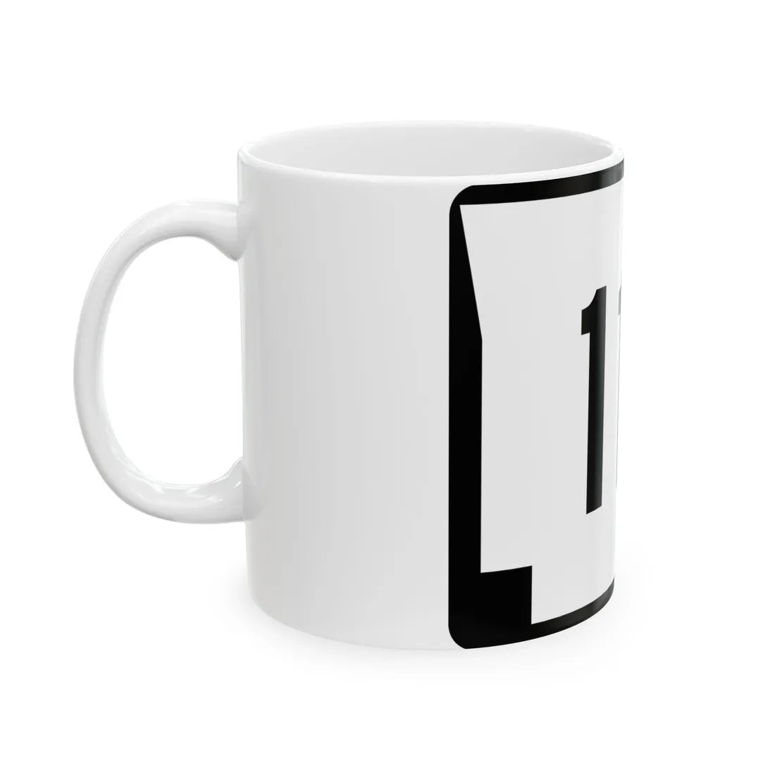Arkansas 111 (Arkansas) (Road Sign) White Coffee Mug - Go Mug Yourself
