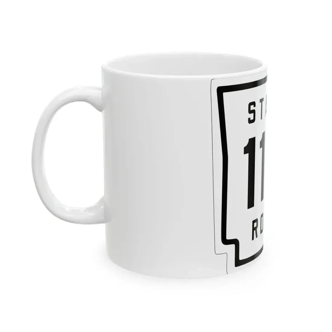Arkansas 112 1926 (Arkansas) (Road Sign) White Coffee Mug - Go Mug Yourself