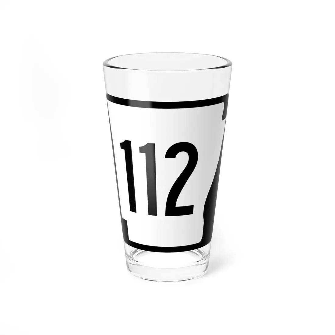 Arkansas 112 1970 (Arkansas) (Road Sign) Pint Glass 16oz 16oz - Go Mug Yourself