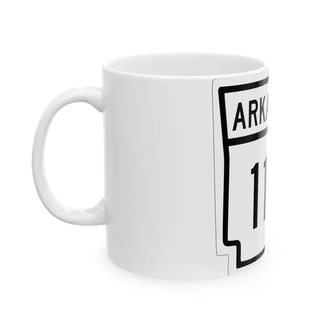 Arkansas 113 1948 (Arkansas) (Road Sign) White Coffee Mug - Go Mug Yourself