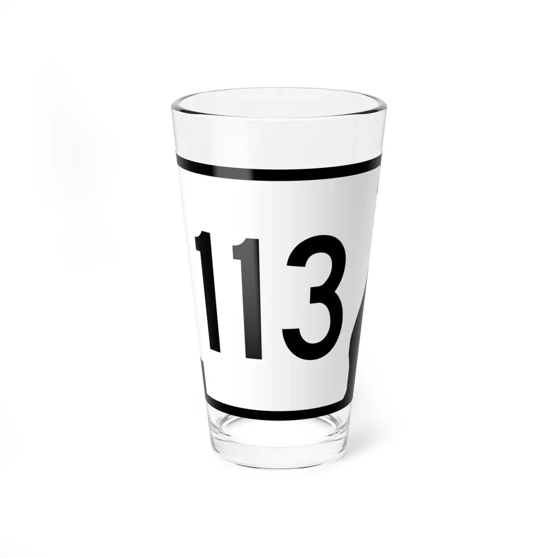 Arkansas 113 (Arkansas) (Road Sign) Pint Glass 16oz 16oz - Go Mug Yourself