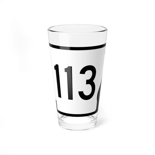 Arkansas 113 (Arkansas) (Road Sign) Pint Glss 16oz 16oz - Go Mug Yourself