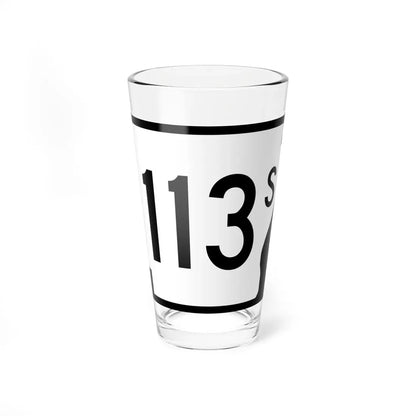 Arkansas 113S (Arkansas) (Road Sign) Pint Glass 16oz 16oz - Go Mug Yourself