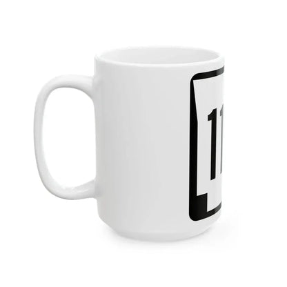 Arkansas 114 1970 (Arkansas) (Road Sign) White Coffee Mug - Go Mug Yourself