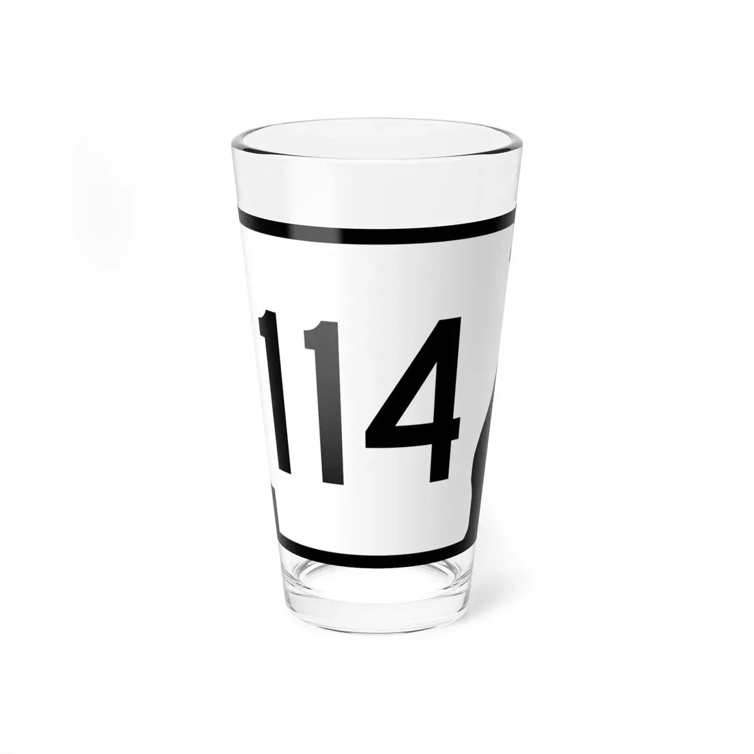 Arkansas 114 (Arkansas) (Road Sign) Pint Glass 16oz 16oz - Go Mug Yourself