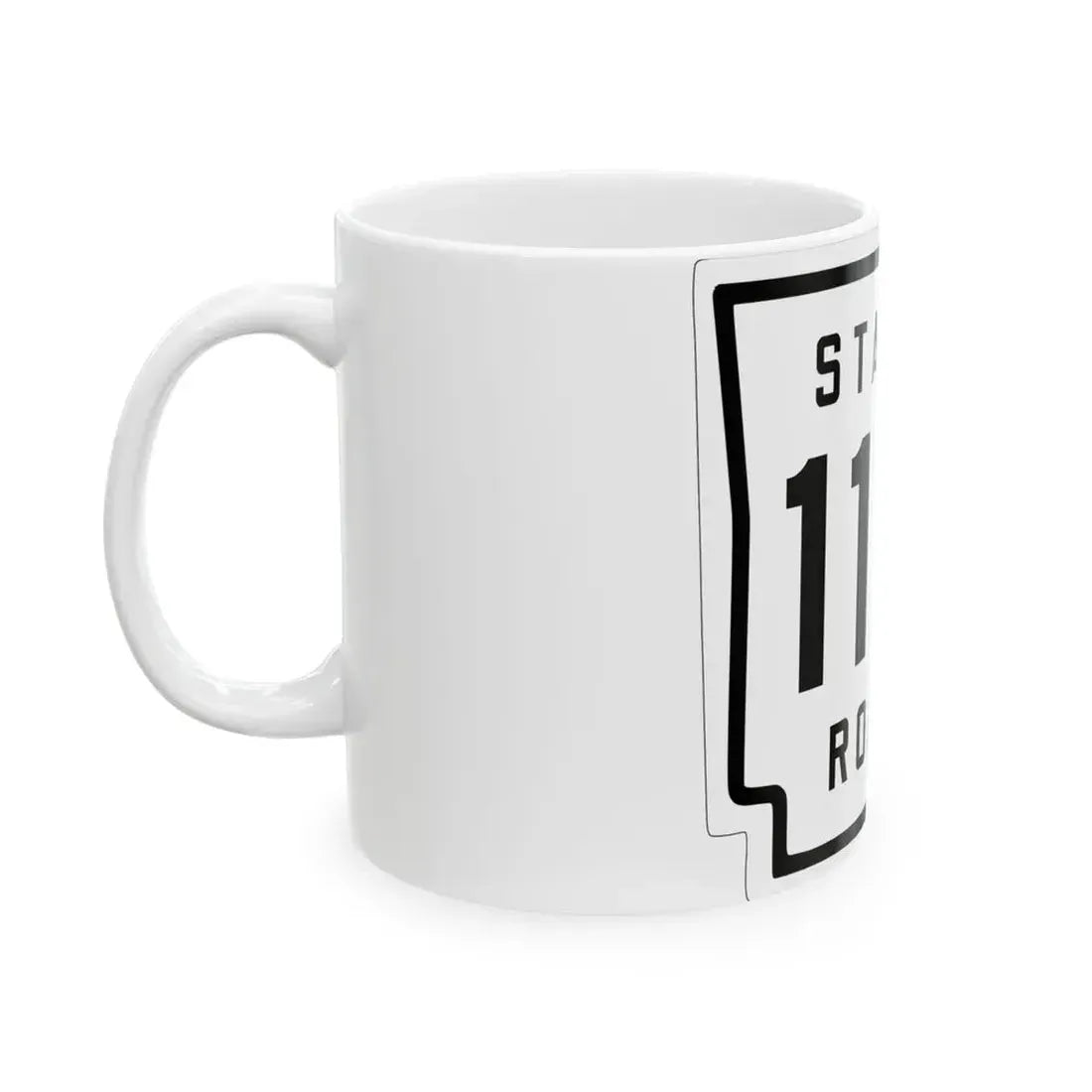 Arkansas 115 1926 (Arkansas) (Road Sign) White Coffee Mug - Go Mug Yourself
