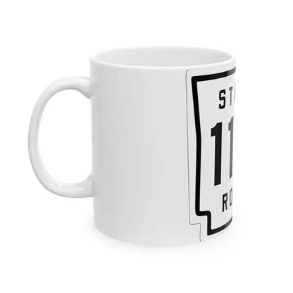 Arkansas 115 1926 (Arkansas) (Road Sign) White Coffee Mug - Go Mug Yourself