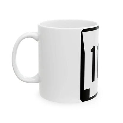 Arkansas 115 1970 (Arkansas) (Road Sign) White Coffee Mug - Go Mug Yourself