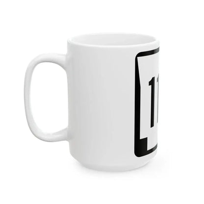Arkansas 115 1970 (Arkansas) (Road Sign) White Coffee Mug - Go Mug Yourself