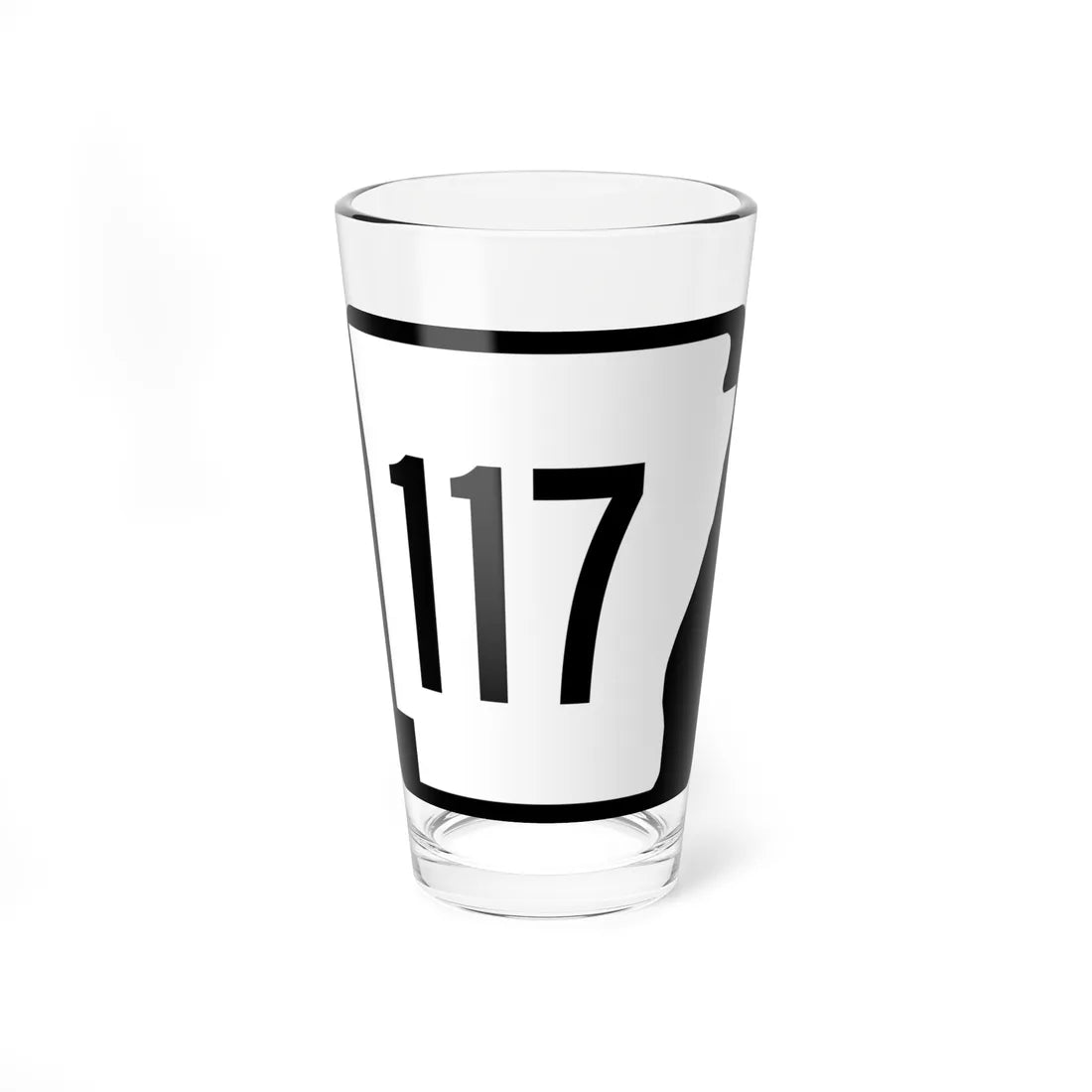Arkansas 117 1970 (Arkansas) (Road Sign) Pint Glass 16oz 16oz - Go Mug Yourself