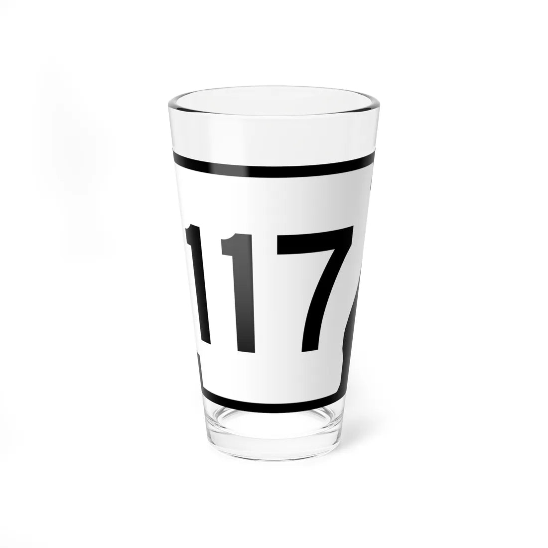 Arkansas 117 (Arkansas) (Road Sign) Pint Glss 16oz 16oz - Go Mug Yourself